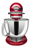 Batidora KitchenAid KSM150PSLCA Serie Artisan de 4.7 Lt 10 Velocidades Color Rojo Manzana