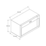 Microcampana Maytag MMV4207JZ De 76 cm (30 pulgadas) y 1.9 Pies Cúbicos Acero Antihuella