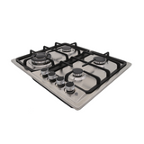 Parrilla de Gas IHD IZTA60 de 60 cm Cubierta de Acero Inoxidable y 4 Quemadores