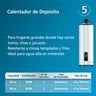 Calentador Gas Natural Mabe CDM40SNA Depósito de 38 L