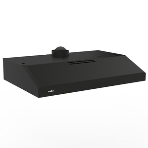 CAMPANA DE PARED PARA MONTAR BAJO ALACENA MABE CMPU501NX0 EN ACABADO NEGRO DE 50 CM