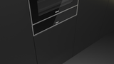 Cajón Caliente Extraíble Teka CP 15 GS de 60 cm con Cristal Negro
