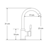 Mezcladora Monomando Eb-1008