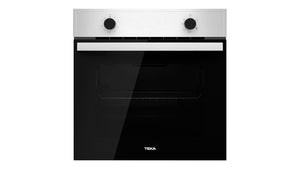 Horno de Gas Empotrable Teka HBB 724 G SS de 60 cm (24 pulgadas) en Acero Inoxidable y Cristal Negro