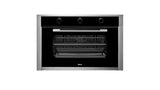 Horno de Gas Empotrable Teka HLF 924 G de 90 cm (36 pulgadas) en Acero Inoxidable y Cristal Negro