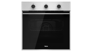 Horno de Gas Empotrable Teka HSB 750 G SS de 60 cm (24 pulgadas) en Acero Inoxidable y Cristal Negro