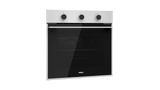 Horno de Gas Empotrable Teka HSB 750 G SS de 60 cm (24 pulgadas) en Acero Inoxidable y Cristal Negro