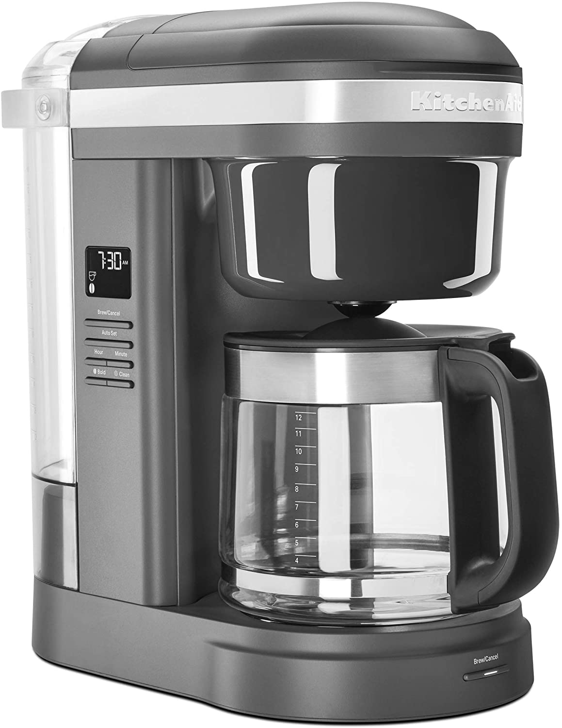 Cafetera De Goteo KitchenAid KCM1208DG Para 12 Tazas Color Gris Carbón –  Integra Hogar SA de CV