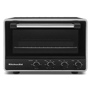 Hornito Eléctrico De Mesa KitchenAid KCO213BM De 48 cm y 21 Litros Color Negro Mate