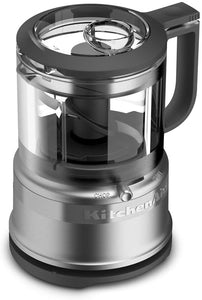 Mini Procesador de Alimentos KitchenAid KFC3516CU de 3.5 Tazas Color Plata