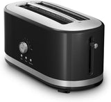 Tostador Kitchenaid KMT4116OB Con Palanca De Elevación Manual Para 4 Rebanadas De Pan Color Negro