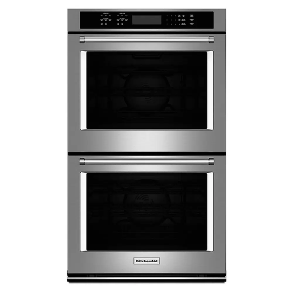 Horno Eléctrico Doble Empotre KitchenAid KODE500ESS 76 cm (30