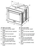 Horno Eléctrico Empotre KitchenAid KOST100ESS 76 cm (30") Acero Inox