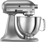 Batidora KitchenAid KSM150PSCU Serie Artisan De 4.8 Litros Y 10 Velocidades Color Plata