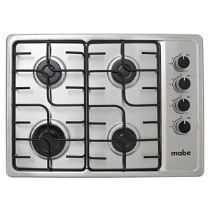 Parrilla Gas Empotre Mabe PMI6004I de 4 Quemadores  60 cm