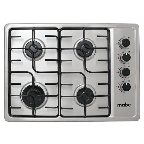 Parrilla Gas Empotre Mabe PMI6004I de 4 Quemadores  60 cm