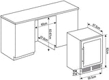 Cava Refrigerador Teka RV 51C de 60 cm (24 pulgadas) para 51 Botellas en Acero Inoxidable