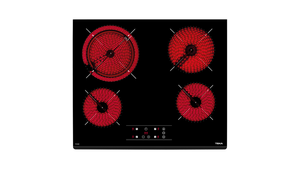 Parrilla Eléctrica Vitrocerámica Teka TT 6420 de 60 cm (24 pulgadas) con Touch Control Color Negro