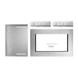 Trim Maytag MK2160AZ Anti Huellas de 76 cm (30 pulgadas) Para Empotrar Compatible con Microondas 7UMC5165GZ