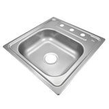 Tarja / Fregadero Teka 508.533 1C 1 PERFOR para Empotrar de 50 cm (19 pulgadas) con Una Tina en Acero Inoxidable