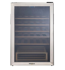 Cava Refrigerador Whirlpool WW3310S de 48 cm (18 pulgadas) para 33 Botellas en Acero Inoxidable