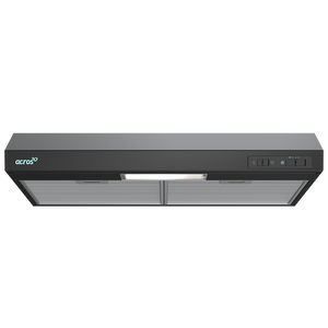 Campana Bajo Alacena / Gabinete Acros AH8510B 80 cm (31 pulgadas) Acabado Negro