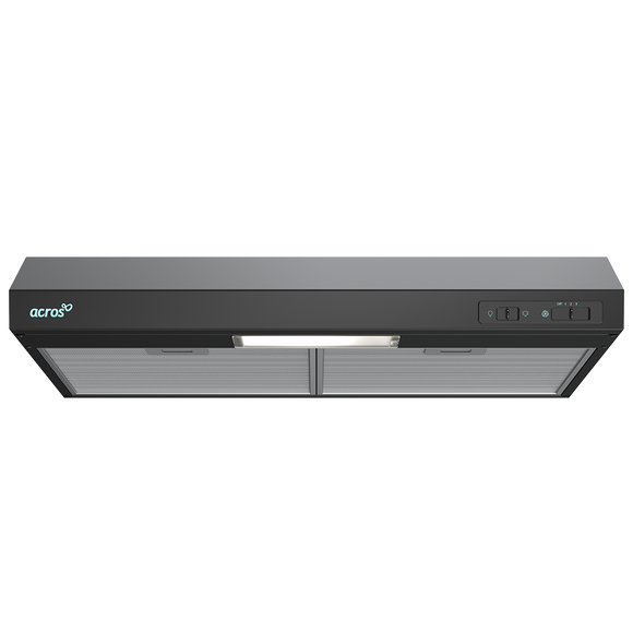 Campana Bajo Alacena / Gabinete Acros AH8510B 80 cm (31 pulgadas) Acabado Negro