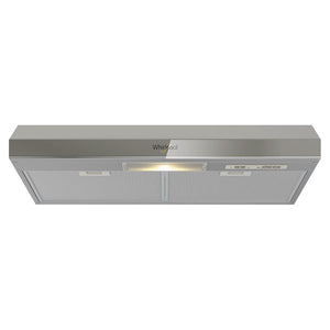 Campana Bajo Alacena / Gabinete Whirlpool WH7610D 76 cm (30 Pulgadas) Acabado SteelPro