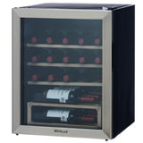 Cava Refrigerador Whirlpool WW2110S de 48 cm (18 pulgadas) para 21 Botellas en Acero Inoxidable