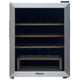Cava Refrigerador Whirlpool WW2110S de 48 cm (18 pulgadas) para 21 Botellas en Acero Inoxidable