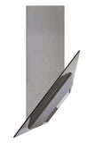 Campana de Pared IHD CH GUIZA 90 de 90 cm (36 pulgadas) con Filtros Purificadores en Acero Inoxidable y Cristal Negro