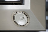 Campana de Pared IHD CH GUIZA 90 de 90 cm (36 pulgadas) con Filtros Purificadores en Acero Inoxidable y Cristal Negro