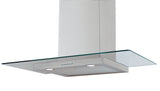 Campana de Pared IHD CH MIAMI 60 de 60 cm (24 pulgadas) con Filtros Purificadores en Acero Inoxidable y Cristal Plano
