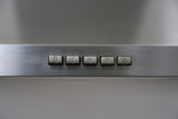 Campana de Pared IHD CH CANCUN 90 de 90 cm (36 pulgadas) con Filtros Purificadores en Acero Inoxidable