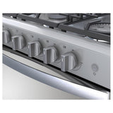 Estufa de Gas Empotrable Whirlpool WER3100D de 76 cm (30 pulgadas) en Acero Inoxidable y Acabado Espejo