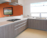 Campana de Isla IHD ISOLA MIAMI 90 de 90 cm con Filtros Purificadores y Cristal Plano en Acero Inoxidable
