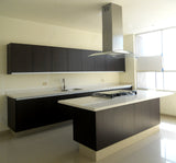 Campana de Isla IHD ISOLA MILAN 90 de 90 cm con Filtros Purificadores y Cristal Curvo en Acero Inoxidable