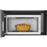 Microcampana Whirlpool WMH54521JV de 76 cm (30 pulgadas) con Capacidad de 2.1 pies cúbicos en Acero Inoxidable Anti Huellas Color Negro