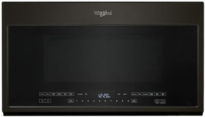 Microcampana Whirlpool WMH54521JV de 76 cm (30 pulgadas) con Capacidad de 2.1 pies cúbicos en Acero Inoxidable Anti Huellas Color Negro
