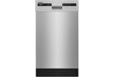 Lavavajillas Emportable Whirlpool WDF518SAHM de 45 cm (18 pulgadas) con 8 Servicios en Acero Inoxidable